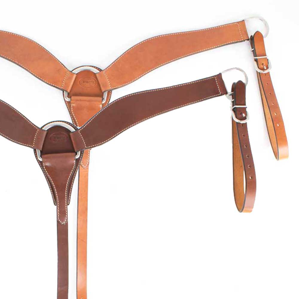Teskey's Slickout Leather Breast Collars Tack - Breast Collars Teskey's   