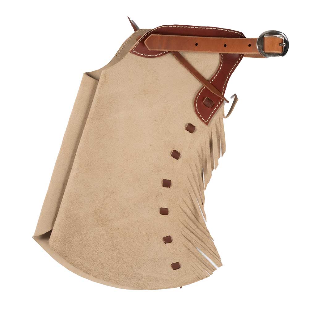 Light Brown Roughout Kid's Chaps Tack - Chaps & Chinks MILLER RANCH   