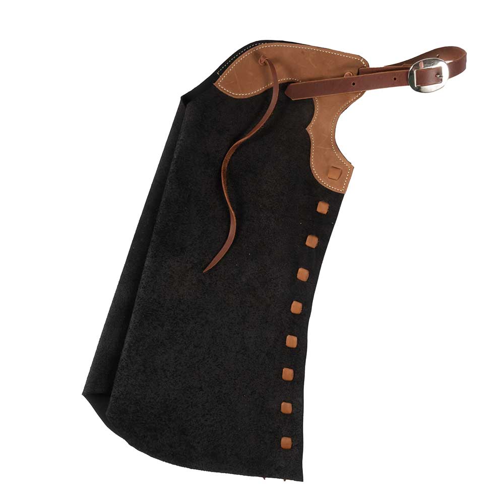 Black Roughout Kid's Chaps Tack - Chaps & Chinks MILLER RANCH   