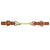 Harness Leather Curb Strap with Colored Nylon Tack - Bits, Spurs & Curbs - Curbs Teskey's White  