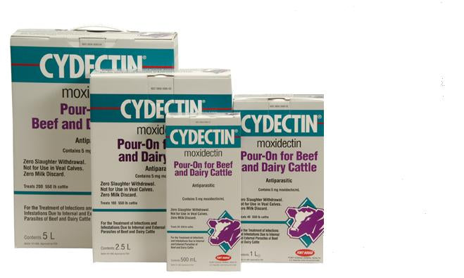 Cydectin (moxidectin) Farm & Ranch - Animal Care - Livestock - De-Wormer Fort Dodge 500ML  