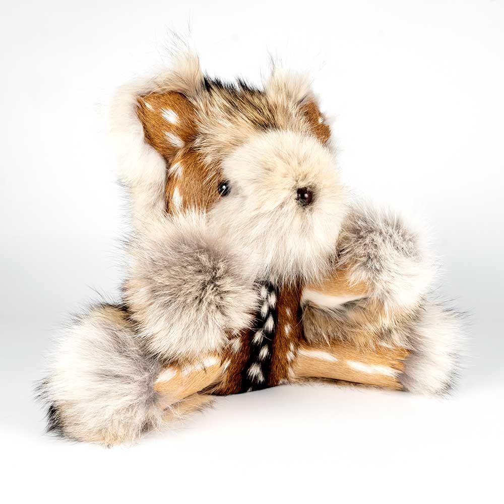 Axis and Coyote Fur Teddy Bear Collectibles MISC   
