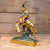Painted Brass Bronc Sculpture Collectibles MISC   
