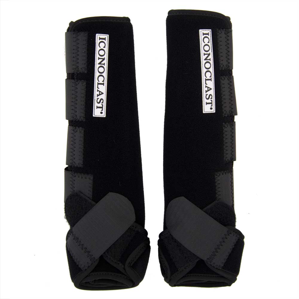 Iconoclast Extra Tall Sport Boots Tack - Leg Protection - Splint Boots Iconoclast Medium Black 