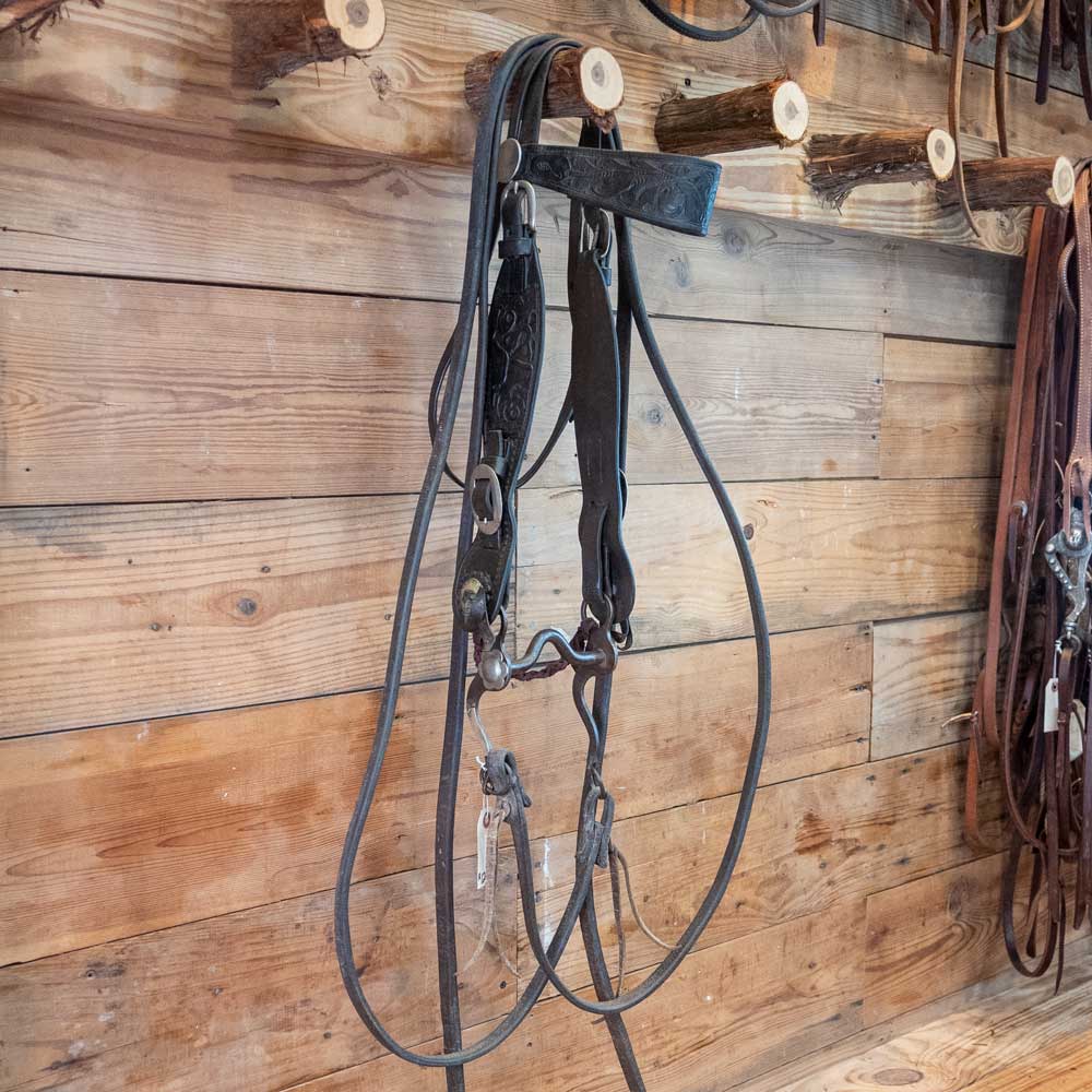 Vintage Bridle Rig with Crockett Bit Collectibles MISC   