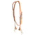 One Ear Headstall with Throat Latch Tack - Headstalls - One Ear Teskey's Natural  