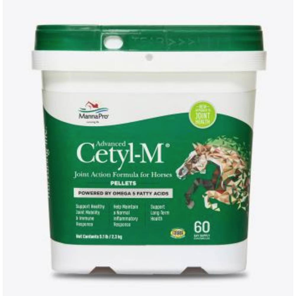 Advanced Cetyl-M for Horses Pellet FARM & RANCH - Animal Care - Equine - Supplements - Joint & Pain MannaPro 2 Months/5.1 lb  