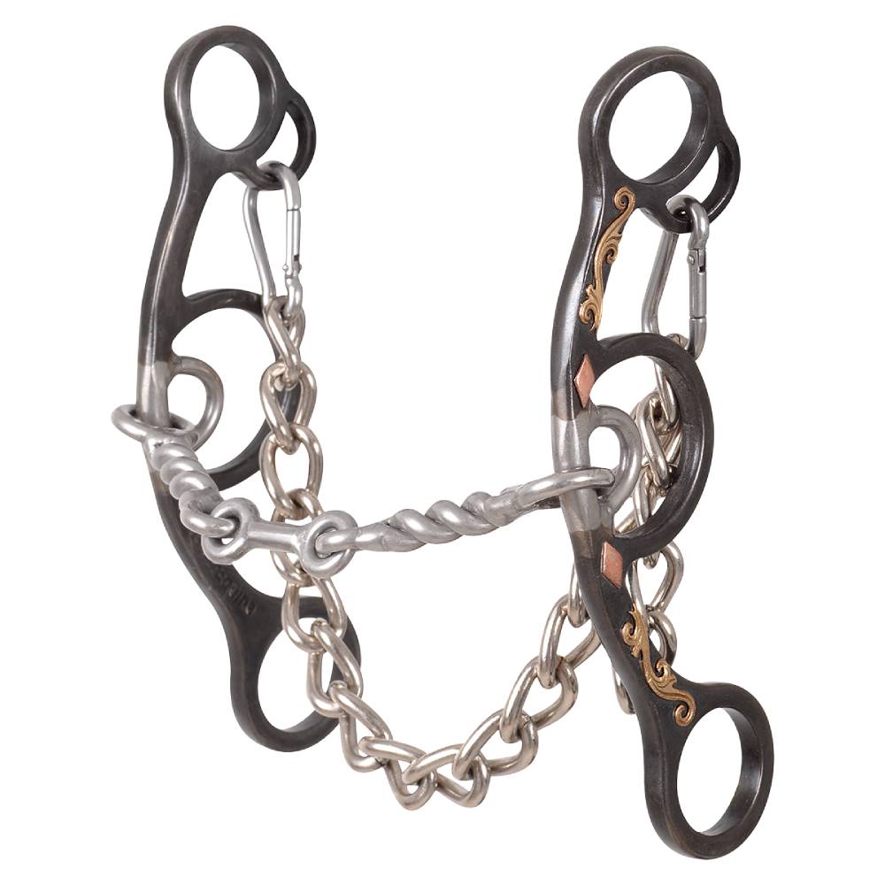 Classic Equine Sherry Cervi Diamond  Short Shank Twisted Wire Dogbone Tack - Bits, Spurs & Curbs - Bits Classic Equine   