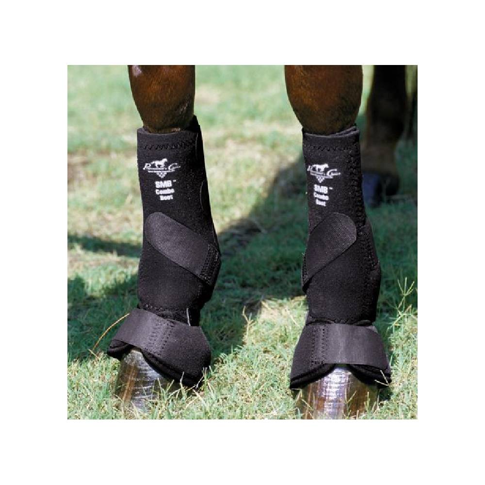 Professional's Choice SMB Combo Boots Tack - Leg Protection - Splint Boots Professional's Choice Black  