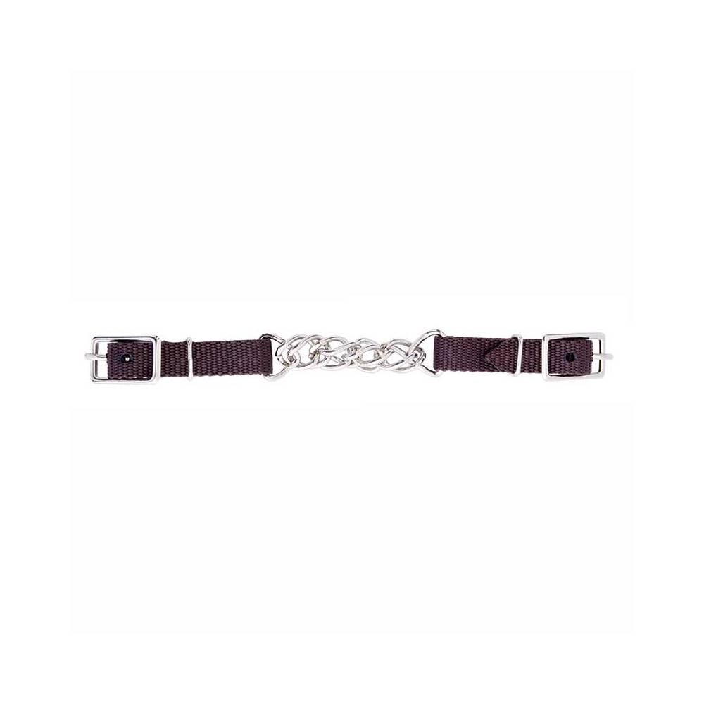 4-1/2″ Nickel Plated Curb Chain Tack - Bits, Spurs & Curbs - Curbs Metalab Black  