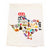 Taste of TX Tea Towel HOME & GIFTS - Tabletop + Kitchen - Kitchen Decor Bunnies and Bows   