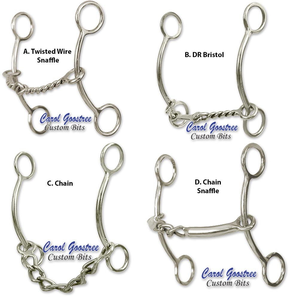 Classic Equine Goostree Simplicity Barrel Bit Tack - Bits, Spurs & Curbs - Bits Classic Equine A. Twisted Wire Snaffle  