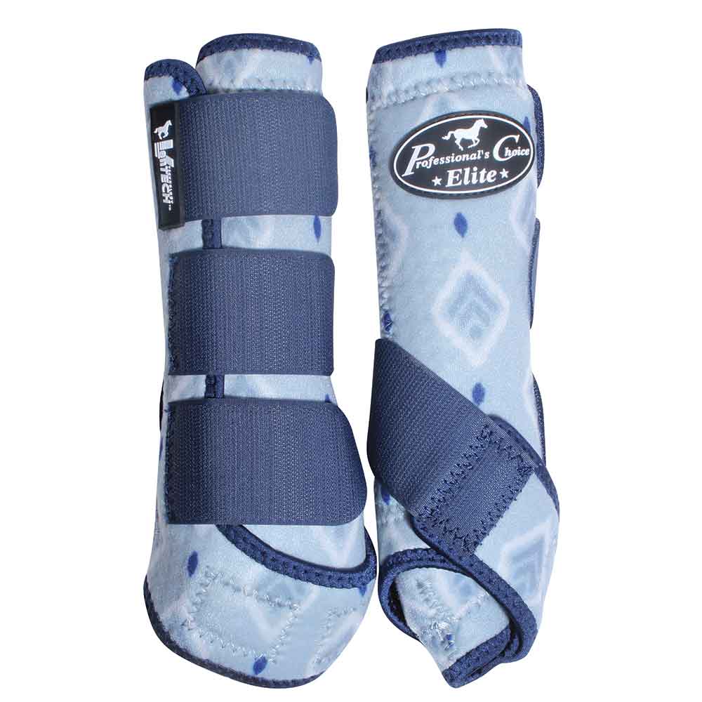 Professional's Choice VenTECH SMB Elite 2-Pack Sport Medicine Boots - Pattern Tack - Leg Protection - Splint Boots Professional's Choice Boho Medium 